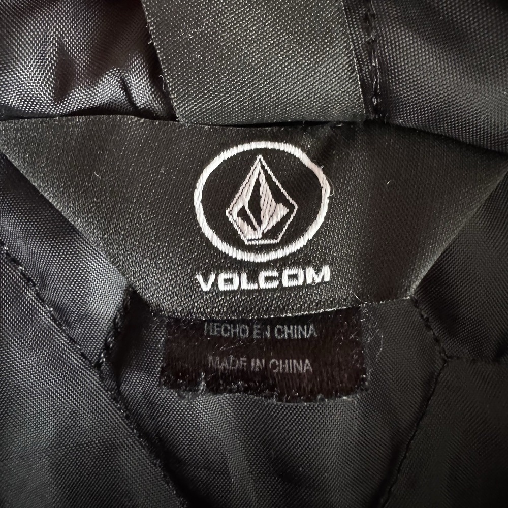 Volcom Insulated Riding Snow Flannel Shirt Jacket, Mens Medium Yellow Black - Picture 4 of 12